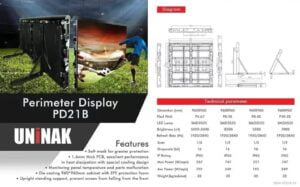 Perimeter Display Series PD21B-960*960mm