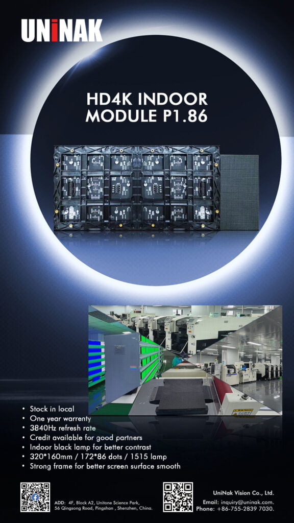 Indoor P1.86 320*160mm module in promotion - News - 1