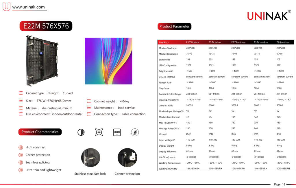 LED Video Display for Events-E22M - E22M - 1