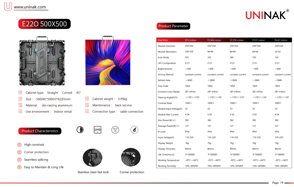 LED video Display for Events-E22O - E22O - 1