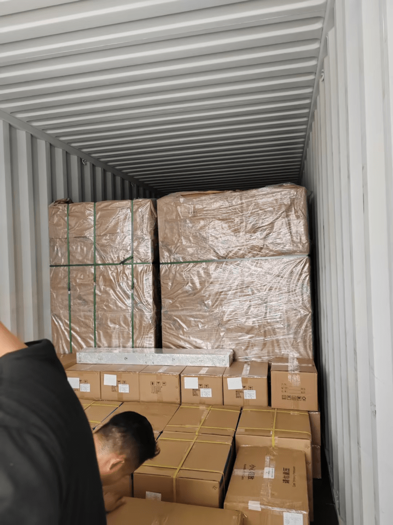 LED video display loading a container... - Company News - 2